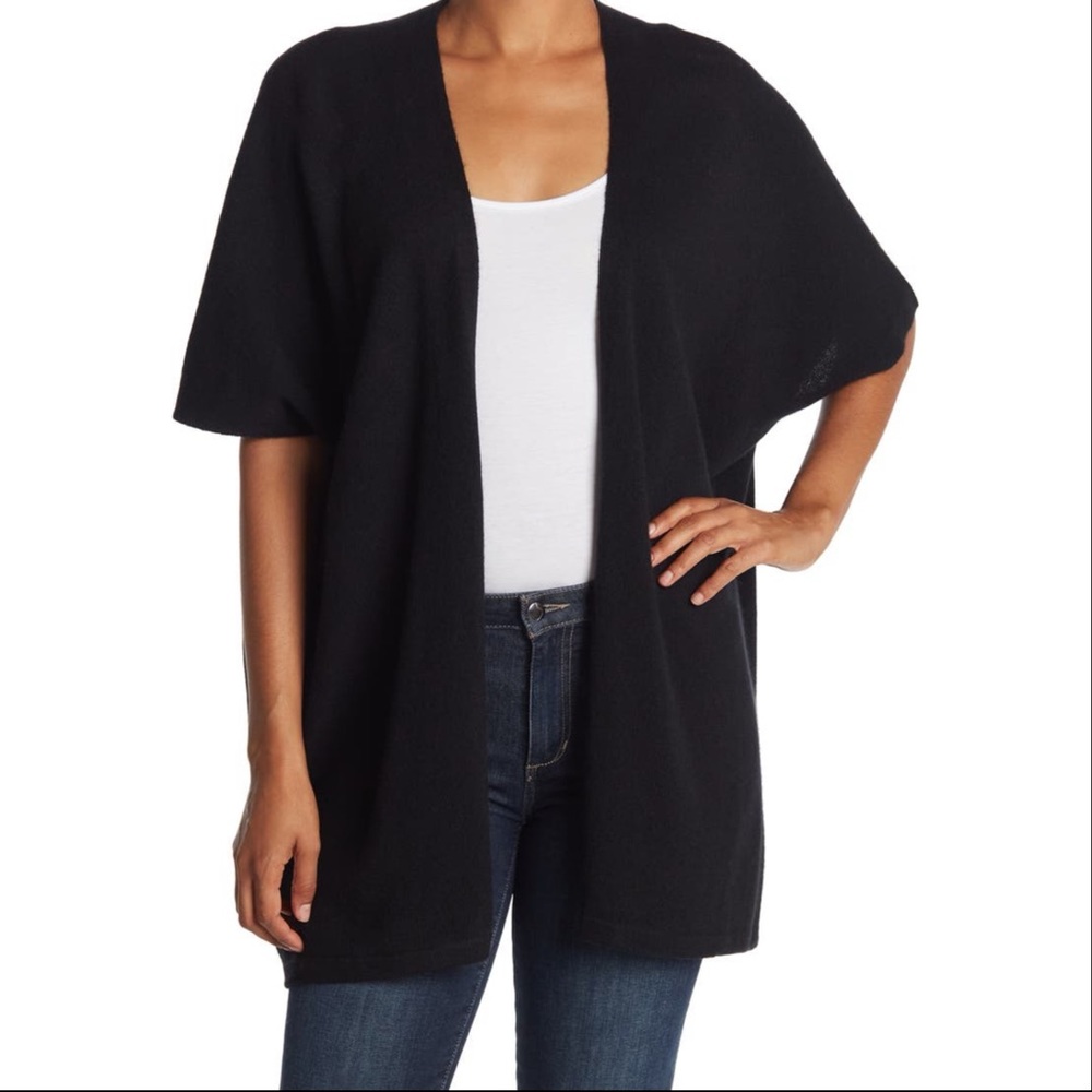 Sofia Cashmere kimono, 100% Cashmere, Black